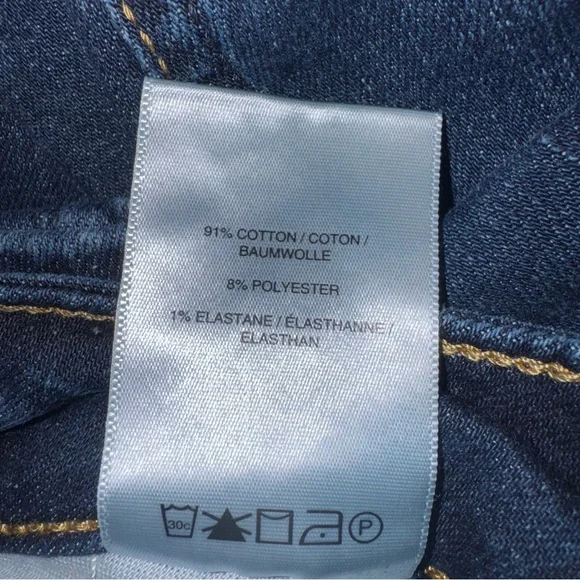 Silver Jeans Co Womens Boyfriend Dark Wash Relaxed Straight 34x29 - Picture 7 of 9